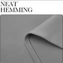 NICETOWN Silver Grey Blackout Curtain Panels for Bedroom, Thermal Insulated Grommet Top Blackout Draperies and Drapes for Basement (2 Panels, W55 x L68-inch)