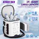 Cold Therapy Machine for Shoulder with Programmable Timer, Portable Ice Machine for Shoulder After Surgery, Lightweight Replacement Recovery System, Cryotherapy Pain Relief w/Compression Pad