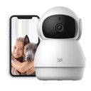 YI Pan-Tilt Security Camera, 360 Degree 2.4G Smart Indoor Pet Dog Cat Cam with Night Vision, 2-Way Audio, Motion Detection, Phone APP, Compatible with Alexa and Google Assistant