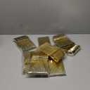 Dealusy 200 Count Heavy Duty Gold Plastic Silverware, 100 Forks, 50 Spoons, 50 Knives, BPA-Free, Heat Resistant, Disposable Plastic Utensils Set Cutlery Set, Plasticware Bulk