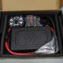 Joinfworld 8 Gang Switch Panel Universal Circuit Control Relay System Box Automotive Rechargeable Remote Wireless Control Panel with On-Off Blue LED for Car Truck Boat UTV SUV RV