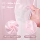 Wedding Arch Draping Fabric 2 Panels 18Ft Blush Chiffon Fabric Drapes Arbor Drapery for Wedding Ceremony Reception Swag Decorations