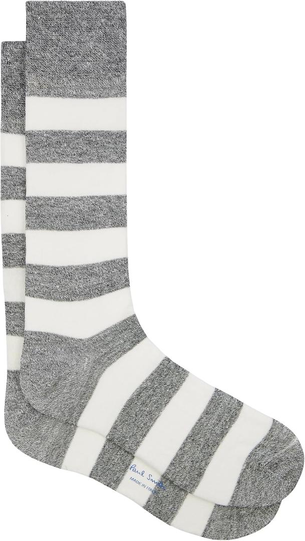 Paul Smith Men's Ps Paul Smith Men's Linen Cotton Blend Socks, One size