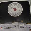 Taylor Precision Products 48325072 Silver/Black Mechanical Bathroom Scale with 5" Sphere