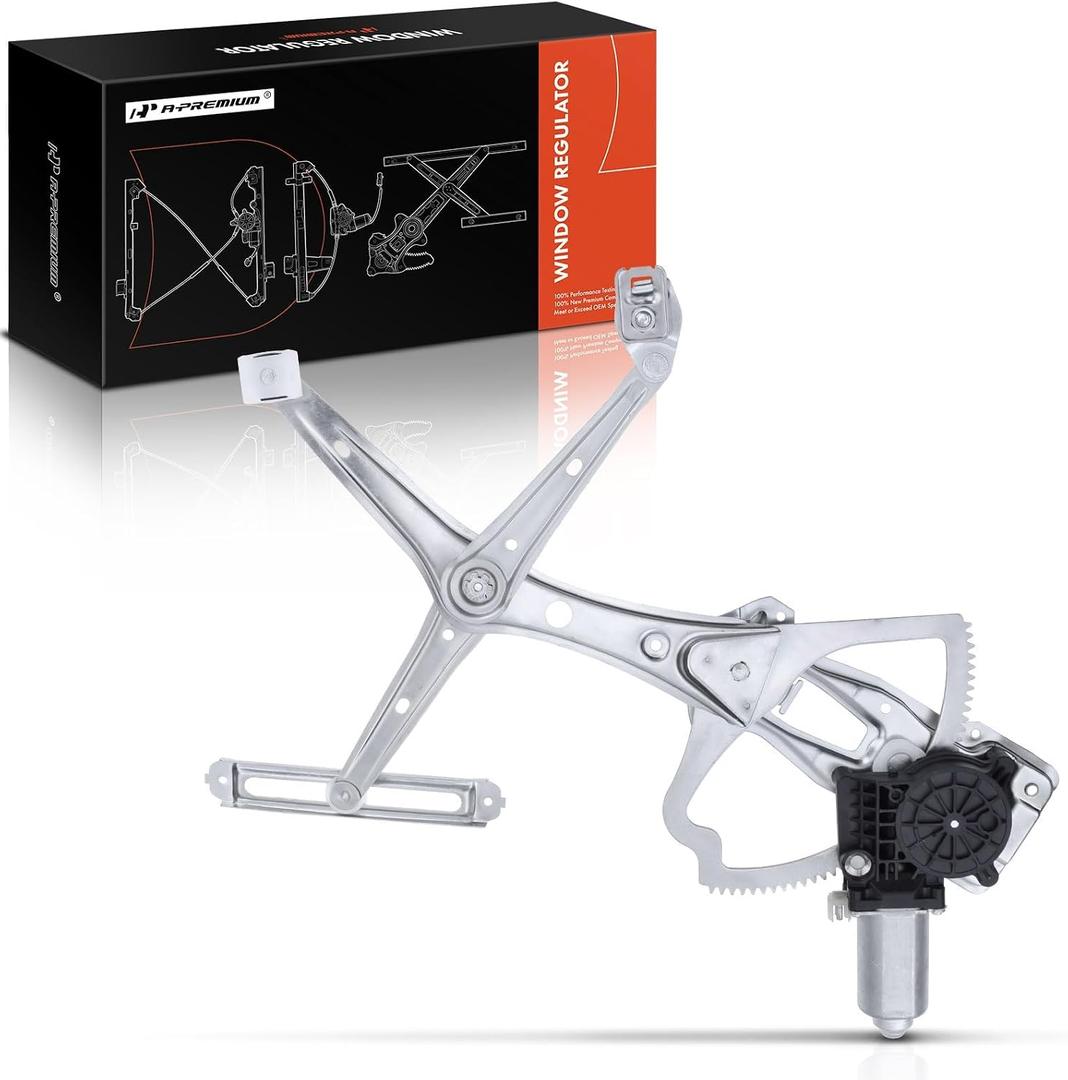 A-Premium Front Passenger Side Power Window Regulator with Motor (2-Pin)