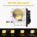 TB1043 Electronic Throttle Body Fits for Nissan 2.5L Altima 2007-2012, Rogue 2.5L 2008-2013, Sentra 2.5L 2007-2012, Replace for S20054,16119JA00A, 16119JK20A, 16119AL60A