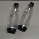 SodaStream Black 1L Slim Carbonating Bottles Twin Pack, Pack of 2