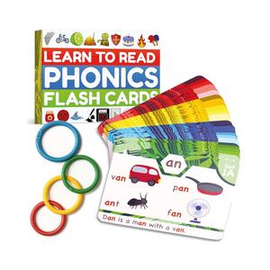 Phonics Flash Cards - Learn to Read in 20 Stages - Digraphs CVC Blends Long Vowel Sounds - Games for Kids Ages 4-8 Kindergarten First Second Grade Homeschool Educational Study Activity
