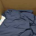 Bedsure California King Comforter Set, Navy Soft Prewashed Bedding for All Seasons, 3 Pieces GentleSoft Bed Set, 1 Lightweight Comforter (104"x96") and 2 Pillowcases (20"x36")