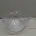 S.G Premium Quality Plastic Punch Bowl with Ladle - 2 Gallon Punch Bowl with Ladle - Embroidered Design 8 Quart large Serving Bowl with 5 oz Plastic Serving Ladle/Spoon for Parties, Holidays, and more