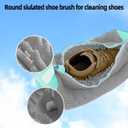 2-Packs Shoe Washing Bag for Washing Machine, Shoe Cleaning Bag for All Shoe Types,Laundry Shoe Bag for Washer and Dryer (glay)