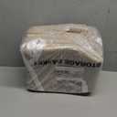 OIAHOMY 4 Pack Storage Baskets for Organizing, Cube Storage Bins for Shelves, Rectangle Storage Baskets With Handles, Woven Baskets for Storage, 12.7''Lx9''Wx7.8''H, Brown