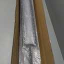 12Pack Wrought Iron Balusters 44 Inches Deck Balusters Combine 1/2" Square Plain Bar Balusters with Single Rectangle Metal Balusters Hollow Satin Black, GRMIKBU GB04