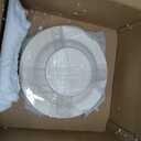 Soup Bowls, 10oz Ceramic Wide Rimmed Soup Plate, Pasta Bowls Set of 4, Salad Bowl with Embossed Strawberry Pattern, Serving Bowls Kitchen Dinner, Microwave and Dishwasher Safe, Christmas Gift
