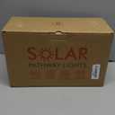 Solar Pathway Lights 2-in-1 Warm&Cool, 8 Pack Bright Solar Lights Outdoor Waterproof IP65, Auto On/Off, Long Lasting Outdoor Light for Yard Patio Garden Decor Landscape Lighting