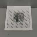 Egofine 8x8 Picture Frame Made of Solid Wood with Plexiglass, Display Pictures 4x4/6x6 with Mat or 8x8 Without Mat for Tabletop and Wall Mounting, White