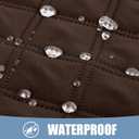 Smiry Waterproof Dog Bed Cover Pet Blanket, Soft Washable Dog Blanket for Furniture Bed Couch Sofa Reversible, Checkered (68"x82", Chocolate/Dark Grey)