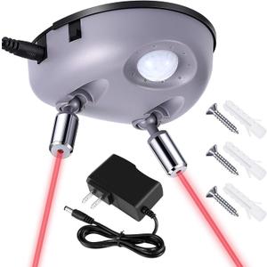 Park Dual Laser Garage Assist Parking Guide Aid ABS Car Garage Sensor 360-Degree Adjustable Park Guide for Car SUV Automotive