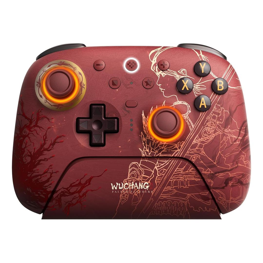 8BitDo Ultimate 2 Wireless Controller for Windows PC, Apple, Steam & Android, TMR Joysticks, Hall/Tactile Triggers, Motion Control, RGB Fire Ring, 1000Hz Polling Rate - WUCHANG: Fallen Feathers