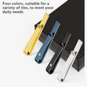 Brand: Roctee
4 Pcs Black & Silver Tie Clips, Tie Clip Black/Silver, Tie Clips for Men, Tie Pin Set for Business Wedding Anniversary and Daily Life