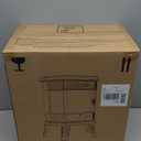 RealSmart Electric Fireplace Heater 22 in Freestanding Fireplace Stove Infrared Fireplace with 3D Flame Effect Remoted Control, Timer, Overheating Protection (Blue)