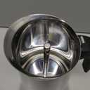 12 Cup Stovetop Espresso Maker Stainless Steel Moka Pot Stove Top Percolator Italian Coffee Makers Capable Mocha Greca Machine Cafe Classic Induction Cookers for Home and Camping 600ml 20oz (Silver)