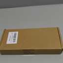 Hand Towel Holder for Bathroom Wall 2 Pack -Modern Towel Ring Square Hidden Mount with Dual Screws, Anti-Slip End, Stainless Steel, Matte Black