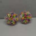 2Pcs Colorful Sphere Collapsible Expandable Magic Breathing Expanding Balls Toy for Toddlers Kids 2 3 4 +Year Old Boys Girls,Sensory Fidget Stress Balls Toy for Autism, Anxiety,Yoga -ADHD