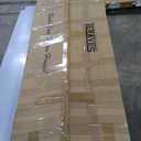 Teraves Reversible L Shaped Desk White - 66.1" Corner Gaming Computer Desk, Office Workstation Modern Home Study Writing Table, Marble Gold