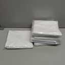 American Baby Company 10 Piece Cotton-Polyester Blend Fitted Nap Mat Sheet with Elastic Corners 24" x 48" x 4" - Soft & Breathable Rest Mat Sheet or Nap Mat Cover for Daycare & Preschool, White