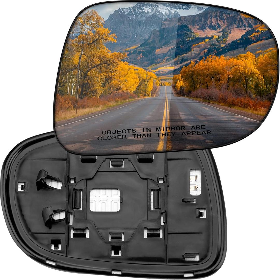 Passenger Side Mirror Replacement for Lexus ES350 2007-2009, IS250 2006-2008, IS350 2006-2008 Ultra-Luxury Package Only - Right Side Mirror Glass, Rear View Mirrors Glass with Power Heated