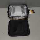 Mancro Breastmilk Cooler Bag with Ice Pack, Double Layer Breast Milk Cooler Bag Fits 6 Bottles Up to 9 Ounces, Leafproof Insulated Baby Bottle Bag for Nursing &Working Mom (Pure Black)