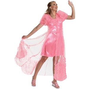 Disguise Wicked Glinda Popular Dress Costume, Official Wicked Movie Costume for Women, Adult Size (12-14)