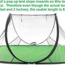 SANSBUG Bug Tent for One Person (Instant Pop up, Strong No-See-um Mesh, Poly Floor)