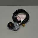 Stanbroil 4FT QCC1 Vertical Low Pressure Propane Hose and Regulator for LP Gas Grill, Heater and Fire Pit, 3/8" Female Flare x ACME Nut