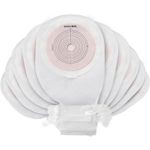 Ostomy Colostomy Supplies 1-Piece Premium Medicals Pouch Ostomy Bag Colostomy Pouch One-Piece System (Box of 10)