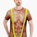 RAISEVERN Unisex Summer T-Shirts Crewneck Cool Short Sleeve Funny Graphic Print Top Casual Tees (XXL)