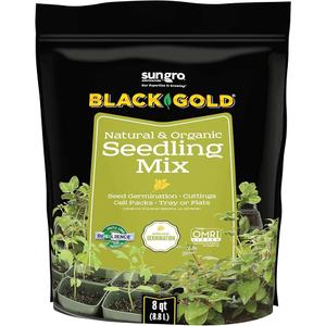 Black Gold 1311002 16-Quart Seedling Mix, Pack of 3