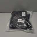 Sidefeel Shackets for Women 2025 Short Sleeve Button Down Ruffle Jean Jackets Casual Washed Denim Jackets Black S