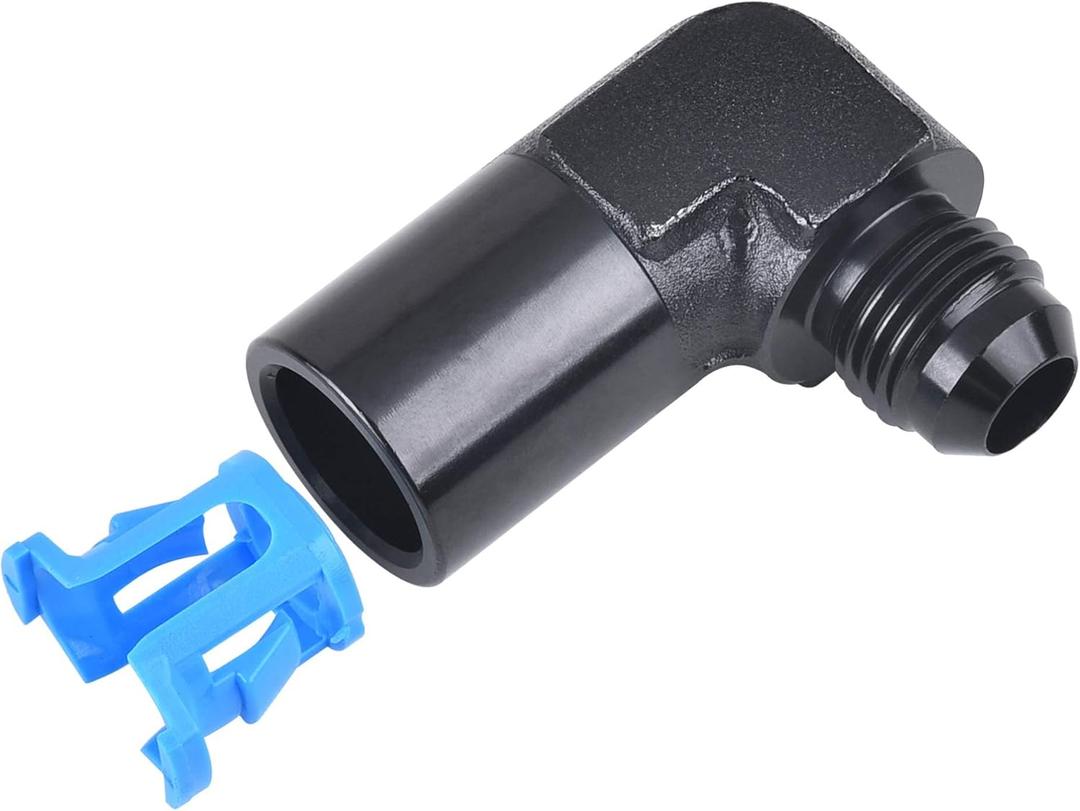 EVIL ENERGY 6AN Male to 3/8" SAE Quick-Disconnect Female Push-On EFI Fuel Rail Fitting