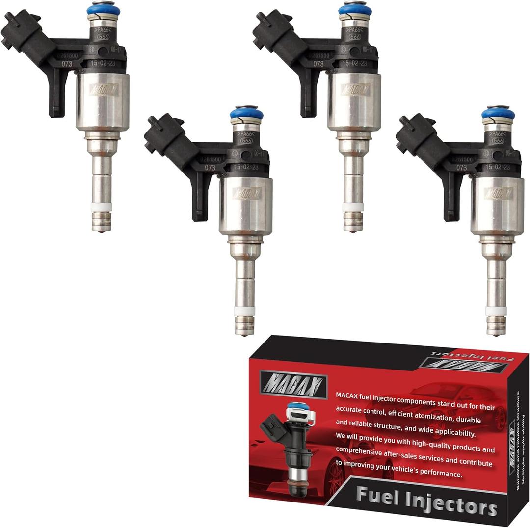 Set of 4 Fuel Injectors 13647598785 FJ1123 Replacement Compatible with Mini Cooper 2007-2015 Cooper Countryman 2011-2016 Cooper Paceman 2013-2016 1.6L L4 - Replaces 855-12106 62807 FJ1110