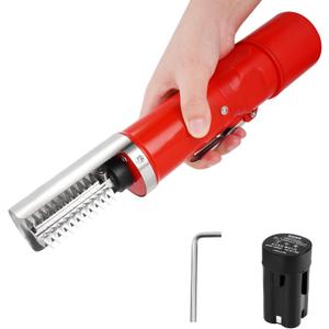 MXBAOHENG Electric Fish Scaler Remover, 2000mAh Cordless Powerful Fish Scale Scraper Cleaner with Rechargeable Battery, Waterproof Portable Fish Scaler Fish Scaling Tool