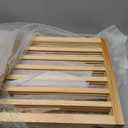 Wooden Dog Gate 4-Panel Freestanding Pet Fence,Collapsible Pet Gate for House Doors&Stairs,23.6" Height Indoor House Barrier