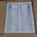 48 Pack Glass Cylinder Vases 4,6,8,10 Inch Tall Clear Flower Vase Hurricane Floating Candle Holder for Table Centerpiece Wedding Home Decor