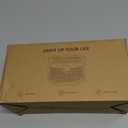 HMCITY 120 LED Outdoor Solar Lights with Motion Sensor and 3 Lighting Modes, IP65 Waterproof Wide Solar Wall Lights Ideal for Garden Patio Yard (Front Button 6Packs, Black Shell-Daylight White)