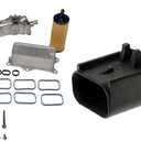 Dorman 926-959 Patented Upgraded Aluminum Engine Oil Filter Housing with Oil Cooler and Filter Compatible with Select Models (OE FIX) & 926-337 Engine Oil Pressure Sensor Compatible with Select Models