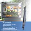 2206934J Refrigerator Door Handle Graphite Compatible with Whirlpool | Replaces for WP2206934J AP6006559 2203543J 2206953J PS11739635 Fridge Door Handle