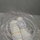 2Pcs Drum Lampshade, Lamp Shades for Table Lamp Floor Lamp, White Lamp Shades, Easy Assembly Replacement Lampshades