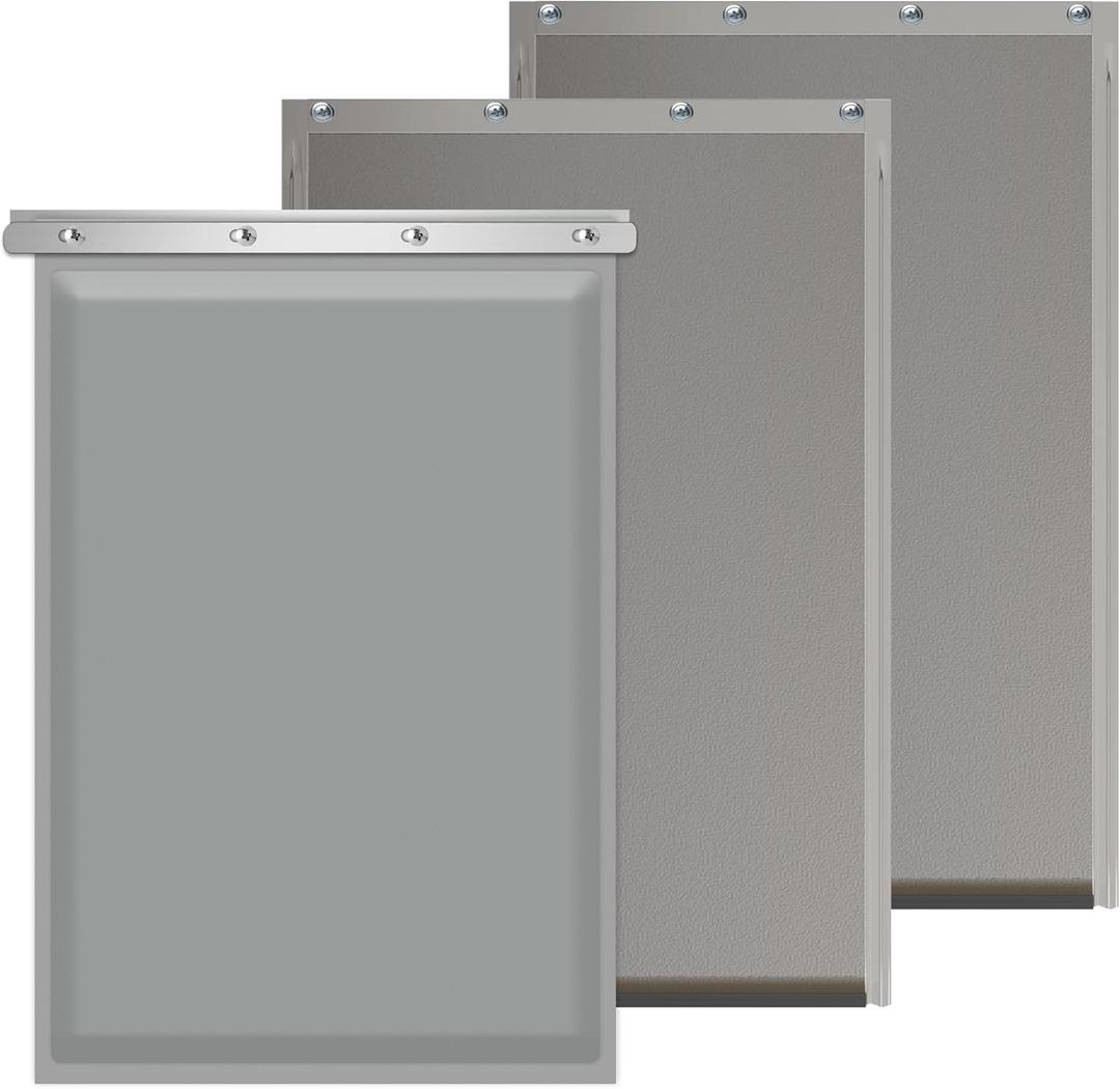 3-Flap Medium Dog Door Replacement Flap with Screws, Extreme Weather Replacement Flaps - Compatible with PetSafe Freedom Doggie Doors Replacement Flaps PAC11-11038 12 7/8'' 8 1/8''