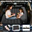 Onirii Inflatable Car Air Mattress Back Seat Bed with Air Pump,55" (L) x 35" (W) Portable Thickened Car Travel Camping Sleeping Air Mattress Blow Up Bed for Mid-Size,Full-Size Car SUV